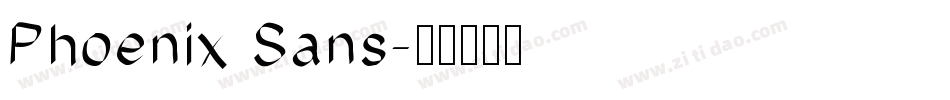 Phoenix Sans字体转换